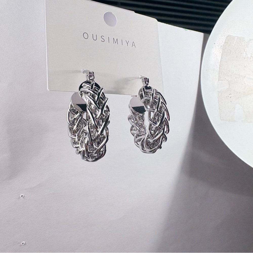 Silver Hoop Earrings